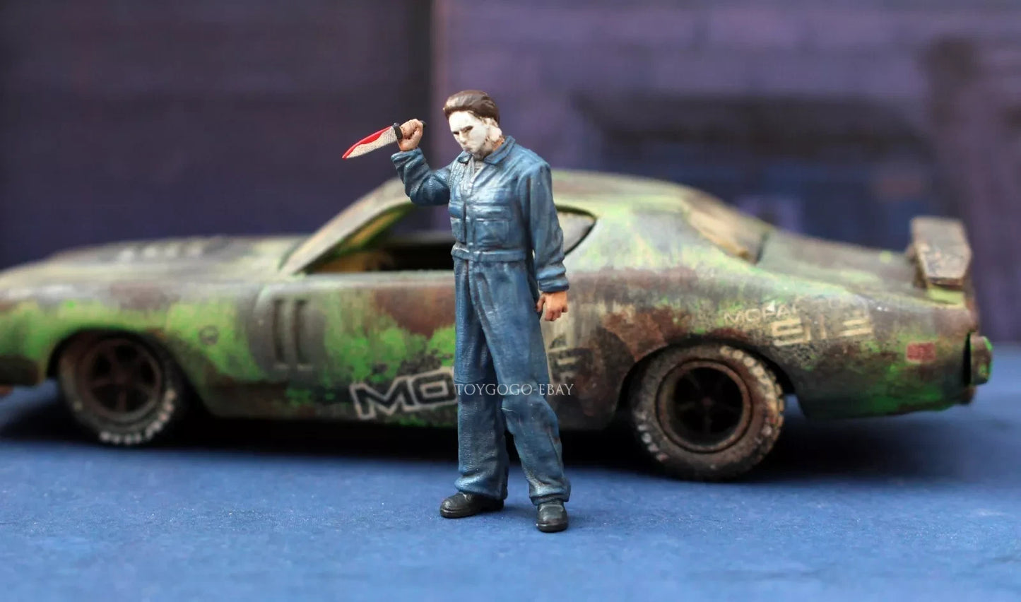 3D PRINT 1/64 Movie Killer figure horrible movie Dangerous fit 1:64 Diorama