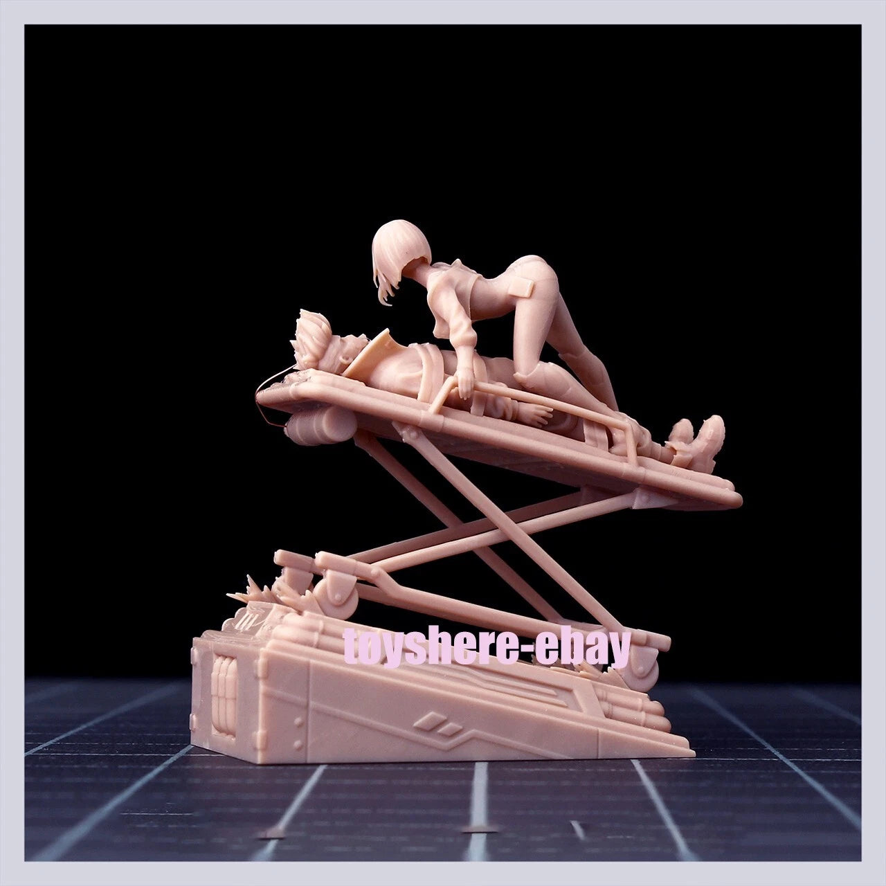 1/64 Cyberpunk  Lucy's David Rescue Scene Diorama Set unpainted model