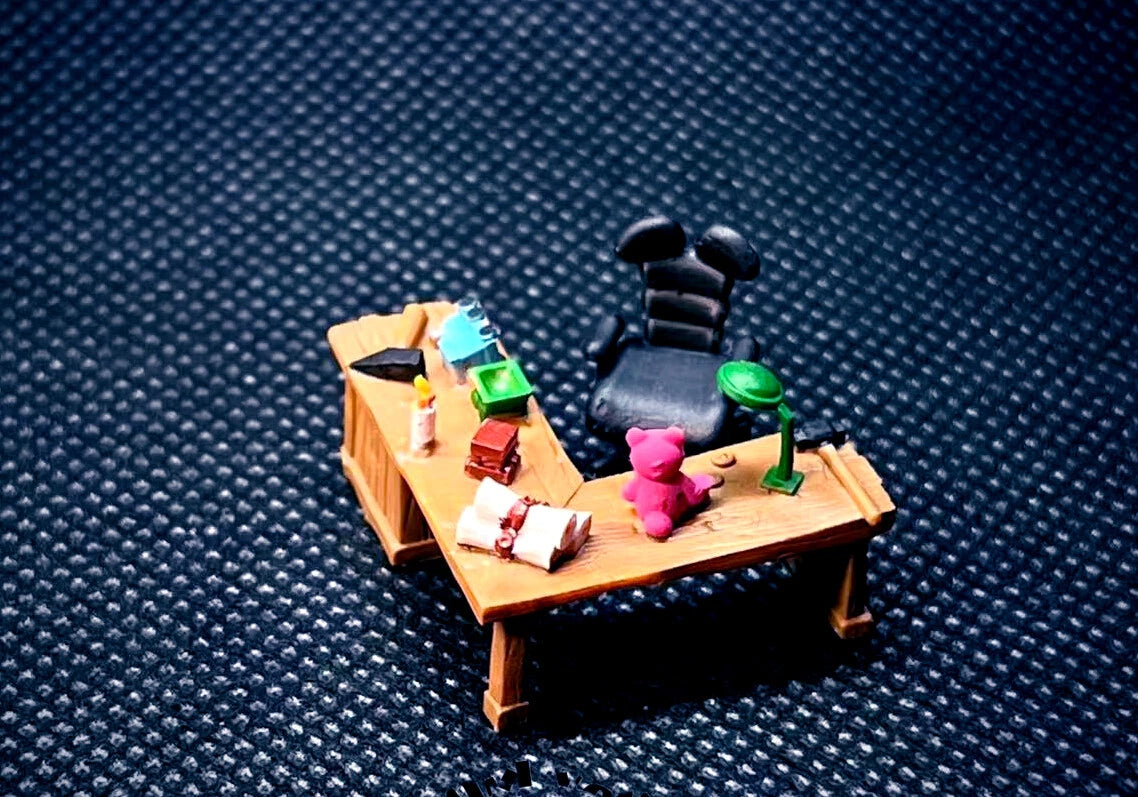 3D Print TOY 1/64 FIGURES toys desk fireplace fit 1:64 car sand