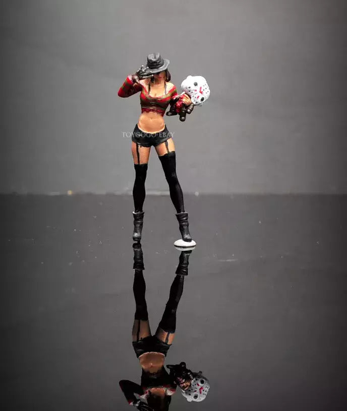 3D PRINT 1/64 Movie Killer figure horrible movie Dangerous fit 1:64 Diorama