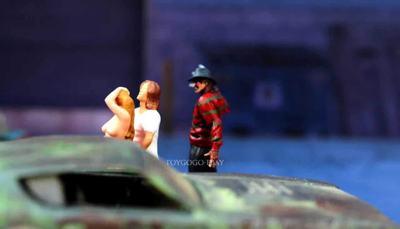 3D PRINT 1/64 Movie Killer figure horrible movie Dangerous fit 1:64 Diorama