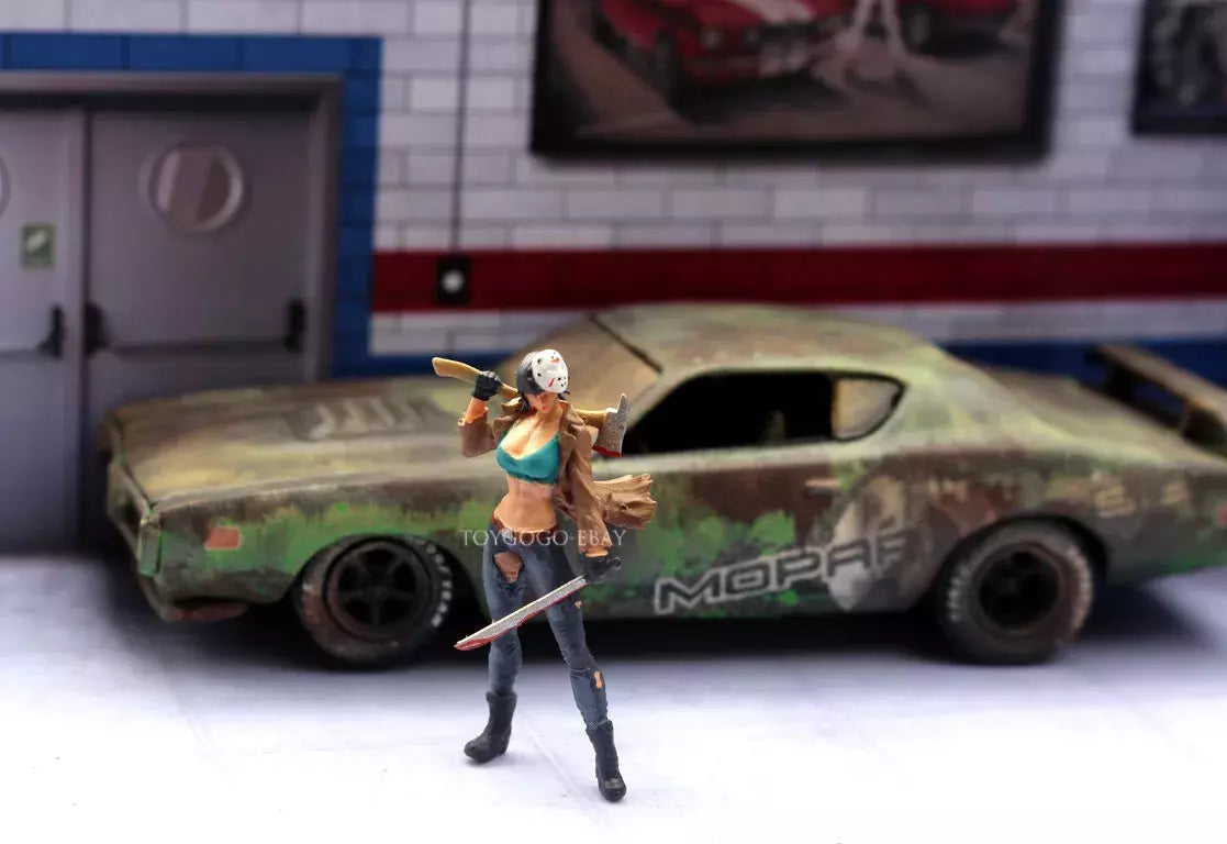 3D PRINT 1/64 Movie Killer figure horrible movie Dangerous fit 1:64 Diorama