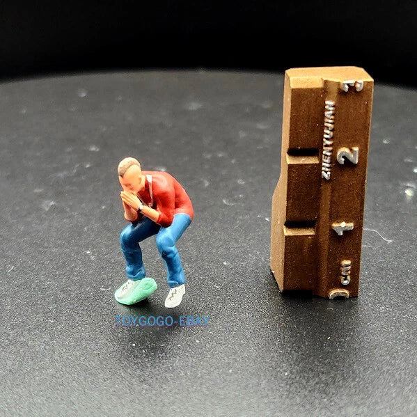 3D Print 1/64 figures chess chip blackjack table with light  fit Diorama