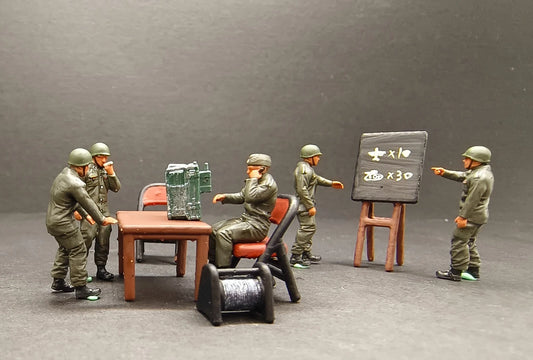 WW2 1/72 TANK  figure Battle  USA Band Soldiers Brothers Diorama